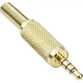 Bkl Electronic Klinkenstecker 3.5 mm - vergoldet