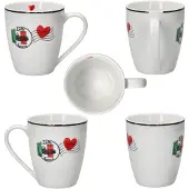 MamboCat 6er Set Kaffeebecher Caffee Amore 300 ml - 412833