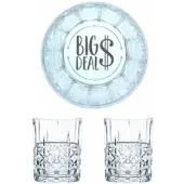 Nachtmann Whiskyglas Gravur Big Deal, Whiskeygläser Set, Gravur, Geschenk, Kristallglas, 345 ml, 2er Set