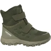 Viking Track Warm WP 2V Kinder Wasserdichte Winterstiefel mit Warmfutter Olive, 3-95615-37