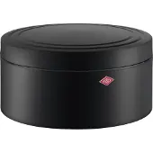 M. Westermann & Co. GmbH Wesco Gebäckdose Classic Line, Cookie Box, Keksdose, Stahlblech pulverbeschichtet, Schwarz Matt, 4 Liter, 324402-73