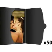Daiber 1x50 Schutzumschlag bis 15x20cm schwarz