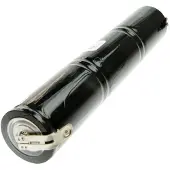 AccuCell Akku für Notstrombeleuchtung, Notbeleuchtung 3,6Volt, 4400mAh mit Fastonanschluss, 6,3mm und 4,8mm Kontakte