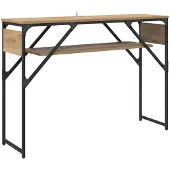 vidaXL Konsolentisch Artisan-Eiche Holzwerkstoff 105x30x75cm