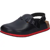 Birkenstock Clog Kay Superlauf, WB, Naturleder, schwarz/rot, schmal 1 St Schuhe