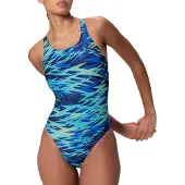 Speedo Damen Schwimmanzug Hyperboom Print Medalist One Piece