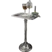 Natur24 Beistelltisch Silber 63 x 40 x 63 cm