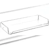 MAUL 19560 05 Acryl Stifteschale - 1 Fach, 220 x 30 x 100 mm, glasklar