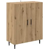 vidaXL Sideboard Artisan-Eiche 69,5 x 34 x 90 cm Holzwerkstoff