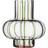 Marimekko - Umpu Vase, olive / puder / klar