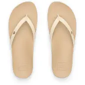 Reef Damen Slipper Vista Ivy, cremefarben-braun, mit weichem, gepolstertem Fußbett