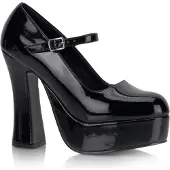 DemoniaCult DOLLY-50 Damen Pumps von , Schwarz Lack , EU 43, US 13