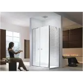 Glaszentrum Hagen GZH 90x90x195 cm Athene Duschkabine inkl. Tasse