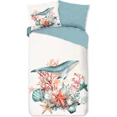 Muller Textil Duvet cover Good Morning 200x200 + 2* 80x80 cm - flowers