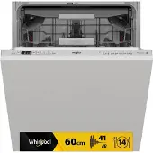 Whirlpool W0I D741A S, Voll integriert, Standardgröße (60 cm), Silber, Tasten, 1,3 m, 1,55 m