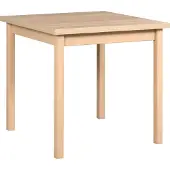 LeafDesign Esstisch Max 9, Sonoma Buchenholz-Laminat, 80 cm breit, 80 cm tief, 78 cm hoch