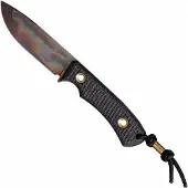 Trc knives Polheim PLH-APO-BCM Apocalyptic CPM Magnacut, Black Canvas Micarta, Survival Messer