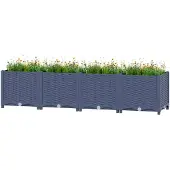 Markenlos Hochbeet 160x40x38 cm aus Polypropylen