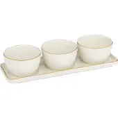 Secret De Gourmet Aperitif-set "arya" 4-teilig aus keramik - SG