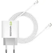 Avizar Mayaxess, 20W Netzteil für Pixel 8a + USB-C Kabel 1m, Weiß