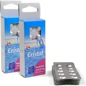 Cristal 2er Pack Ersatztabletten Sauerstoff + pH (4x 30 Stk.)