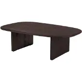 Home24 Massiver Couchtisch - Akazie Schwarz