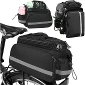 Famanu Fahrradtasche 10-20 Liter - Multifunktionale, wasserdichte Gepäcktasche mit Regenhaube