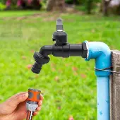OEM Gartenschlauchpumpe 1/2" – Mit Schlauchanschluss, schwarz