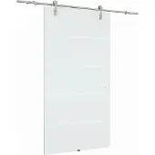 Glaszentrum Hagen Glasschiebetür 2050x900x8 mm Ouer, ESG