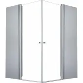 Glaszentrum Hagen 50x50x195 cm Eck Duschkabine Altbau