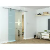 Glaszentrum Hagen Glasschiebetür 2050x1025x8 mm Lot, ESG