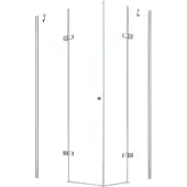 Glaszentrum Hagen GZH 90x75x195 cm DEMETER EckDuschkabine inkl. Tasse + Siphon