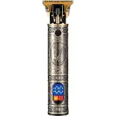 SOKANY , Bart und Haarschneider Adler Design mit LED Display, Bronze