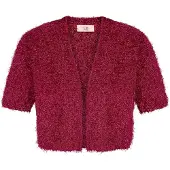 Vera Mont Sommer-Strickjacke mit Effektgarn in Dark Fuchsia | Gr.: M