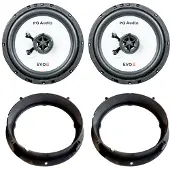 PG Audio Lautsprecher passend für Mitsubishi Eclipse Galant Outlander Tür vorn