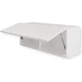 Hajduk furniture Hängeschrank Hochglanz Weiß 90 cm, Wandschrank Wohnzimmer, Push-to-Open