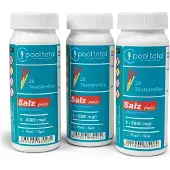 Pool Total 3x Teststreifen Salz (NaCl) 0-8000 mg/l 60 TestStrips