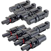 Schwaiger Solarkabel-Adapter-Set 4in1