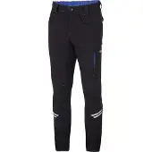 Sparco Leichter Technik-Hose Schwarz/Blau Kansas T1 - S
