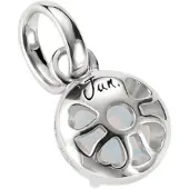 Thomas Sabo Silber Charm Anhänger Geburtsstein Juni Connect