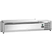 Bartscher Positives gekühltes Edelstahldisplay 5 x GN 1/4, 170 W, 220 V - MONO