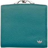 Golden Head Leder Geldbörse Madrid RFID Protect French Coin Purse Wallet Turquoise türkis