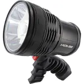 AccuCell LED Handstrahler, der Suchstrahler mit , 1500 Lumen, mit Fokus, max. 530 Meter, Wasserdicht IPX6