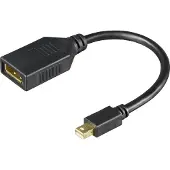 Deltaco MiniDisplayPort - DisplayPort adapter, 0.2m