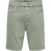Only & Sons Jeansshorts Edge GREEN 7979 TAI kurze Jeanshose