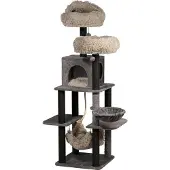 OEM Holz-Katzenleiter mit mehreren Ebenen für Katzenspiel und Entspannung
