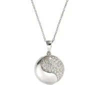 Orphelia Damen-Kette aus 925er Sterlingsilber mit Anhänger – Silber ZH-4604