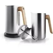 Eva Solo Nordic Kitchen Wasserkocher & Thermos Stempelkanne Edelstahl im Set