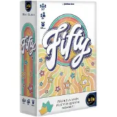 Iello Fifty Spiel, innovative Bingo-Variante mit Zahlen 1-50, englische Version