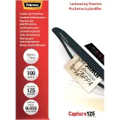 Fellowes Laminierfolie Capture 83x113 125Mikron glänzend 100